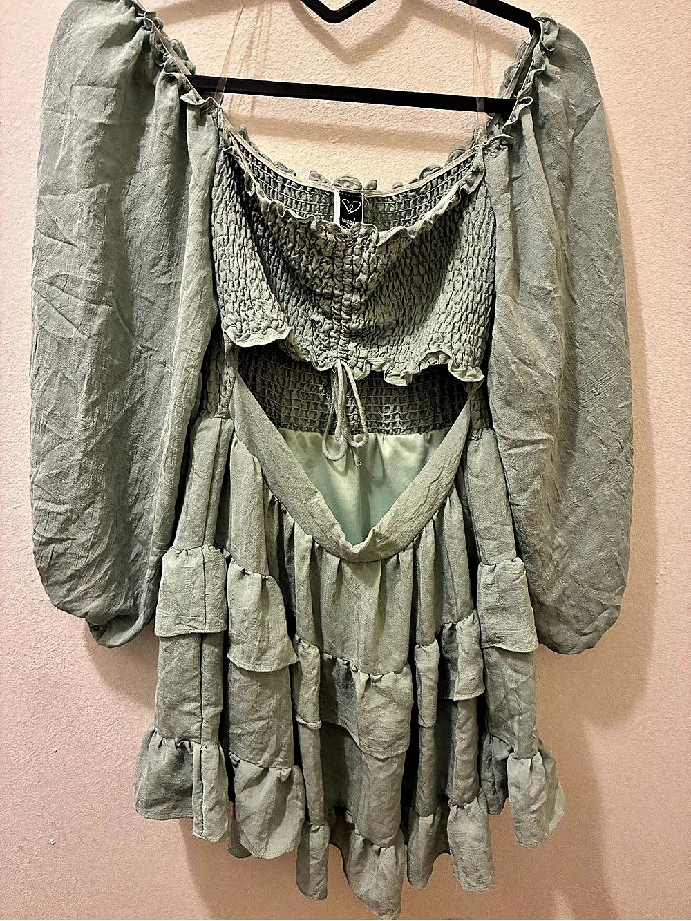 Windsor Sage Green Mini Dress